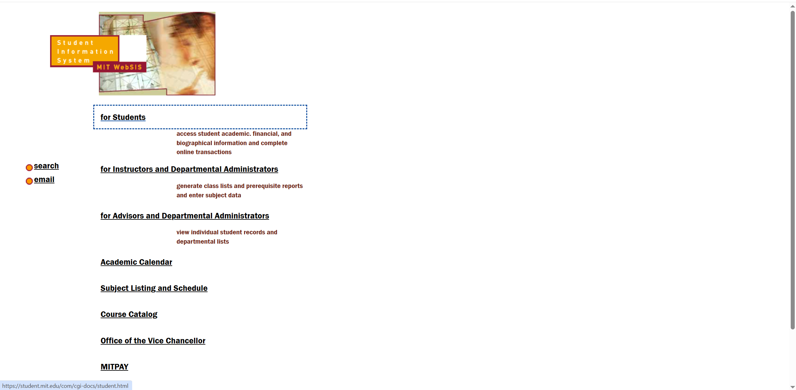 After CSS changes Websis Website