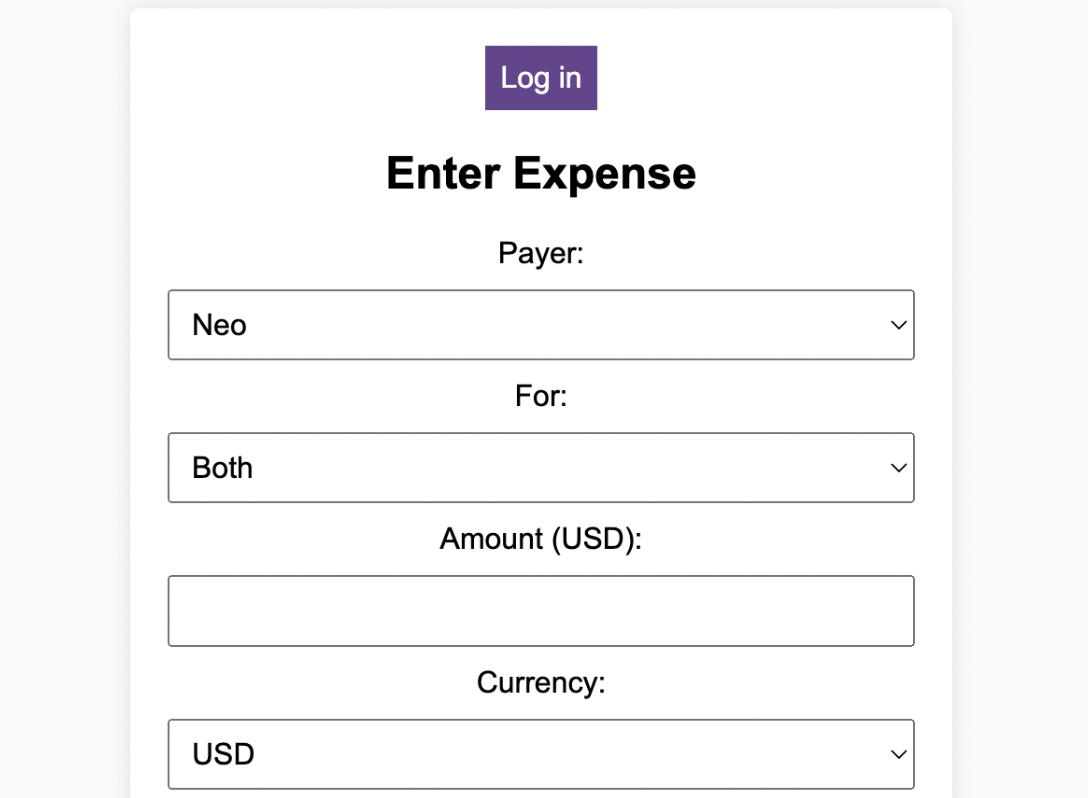 Expense Tracker